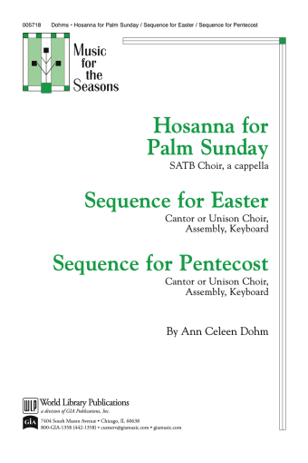 Hosanna For Palm Sunday Sequence / Sequence for Easter / Sequence for Pentecost