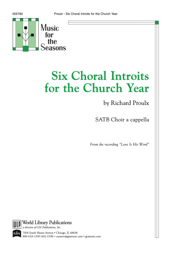Six Choral Introits For the Church Year