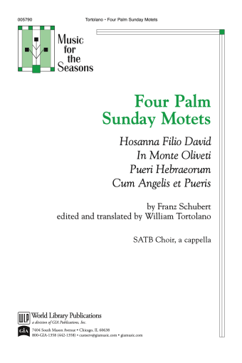 Four Palm Sunday Motets