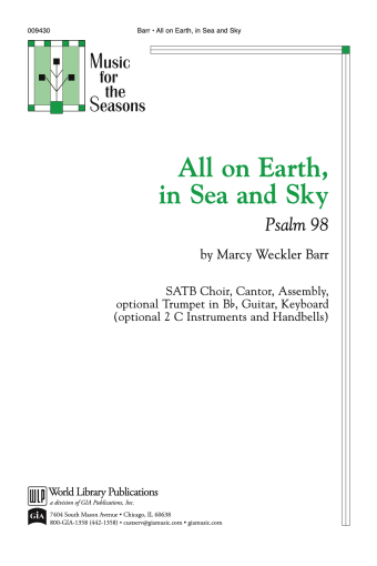 All on Earth, in Sea and Sky - Instrumental Parts