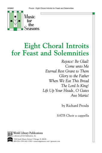 Eight Choral Introits for Feasts and Solemnities
