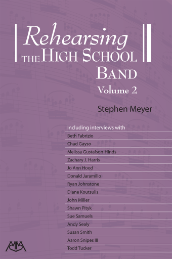 Rehearsing the High School Band, Volume 2