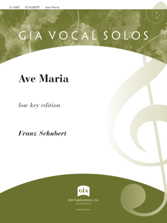 Ave Maria - Low Key edition