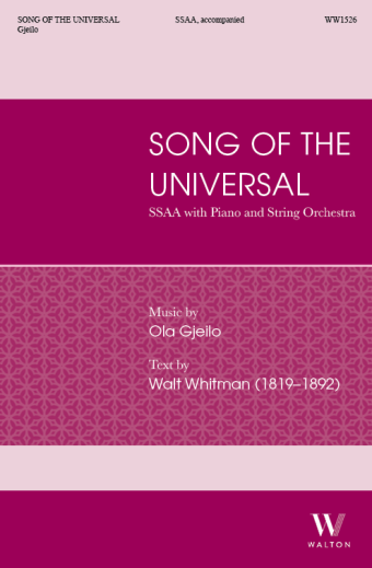 Song of the Universal (SSAA - Vocal Score)