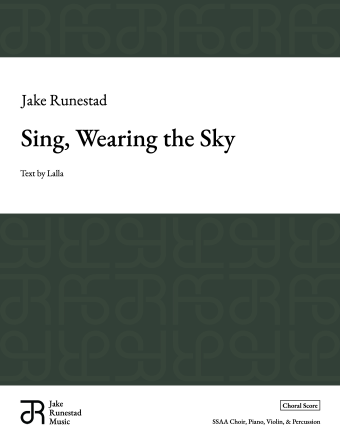 Sing, Wearing the Sky