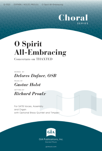 O Spirit All-Embracing - Full Score and Parts