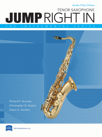 Jump Right In (Third Edition) - Tenor Saxophone (Book with MP3s)
