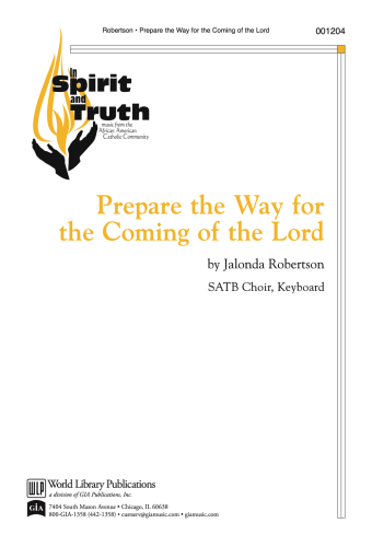 Prepare the Way for the Coming of the Lord