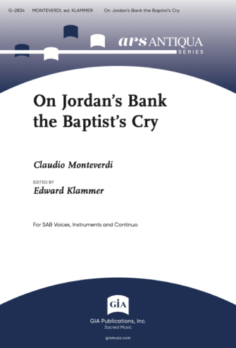 On Jordan's Bank the Baptist's Cry