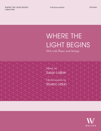 Where the Light Begins String Score and Parts