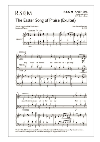The Easter Song of Praise (Exultet)