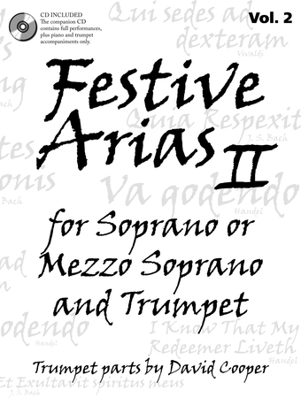 Festive Arias for Soprano or Mezzo Soprano and Trumpet, Vol. 2 - Vocal solo collection