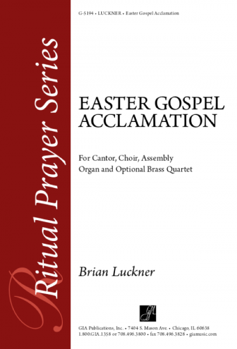 Easter Gospel Acclamation - Full Score and Parts