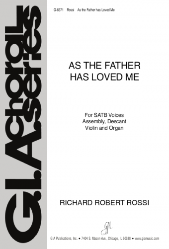 As the Father Has Loved Me - Instrument edition