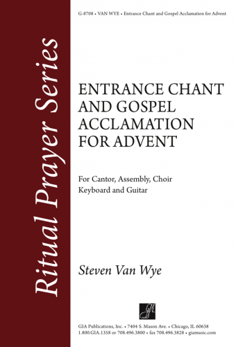 Entrance Chant and Gospel Acclamation for Advent - Guitar edition