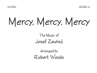 Mercy, Mercy, Mercy - Score