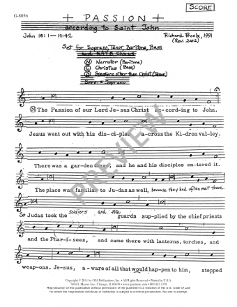 Passion according to Saint John | Download Edition