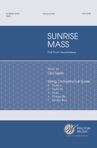Sunrise Mass (Full Score Only)