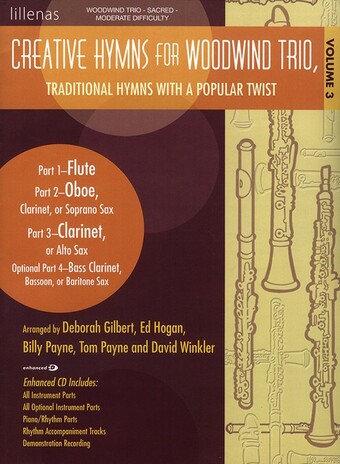 Creative Hymns for Woodwind Trio, Vol. 3 - Woodwind ensemble collection with CD