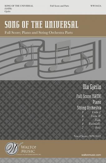 Song of the Universal (SATB - Full Score and Parts)