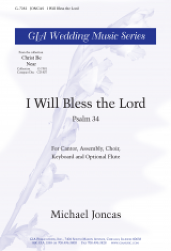 I Will Bless the Lord - Instrument edition