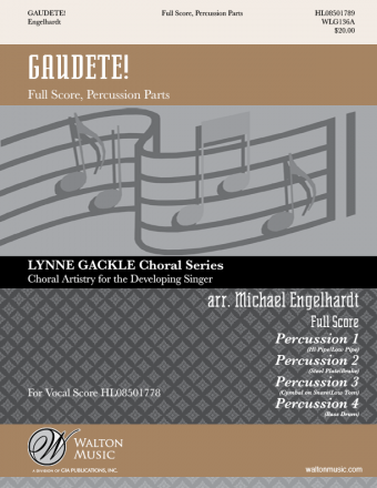 Gaudete! - SSA (Full Score and Percussion Parts)