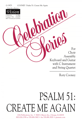 Psalm 51: Create Me Again - Instrument edition