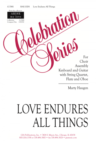 Love Endures All Things - Full Score and Parts
