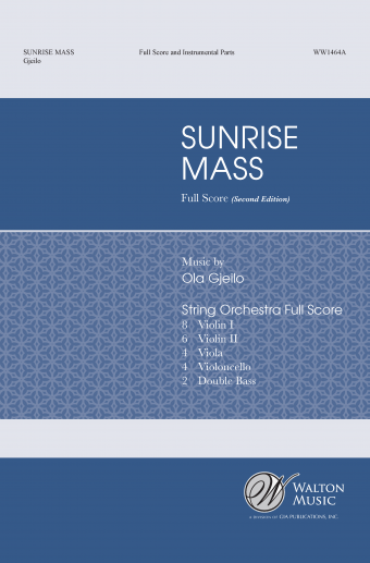 Sunrise Mass (Full Score and Instrumental Parts)