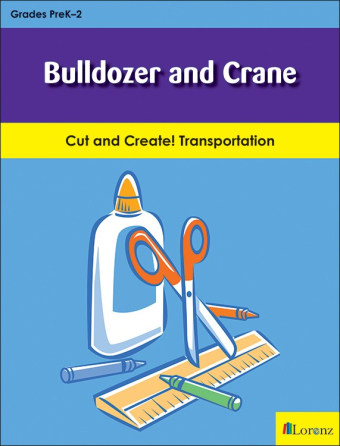 Bulldozer and Crane