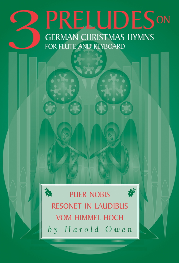 Three Preludes on German Christmas Hymns for Flute and Keyboard
