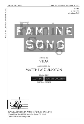 Famine Song - SSAA Octavo