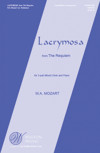 GIA Publications - Lacrymosa (Three-part Mixed)