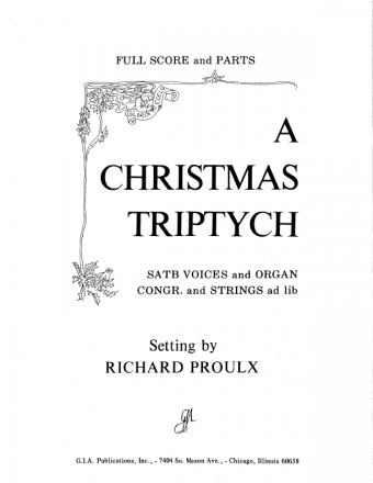 A Christmas Triptych - Full Score and Parts