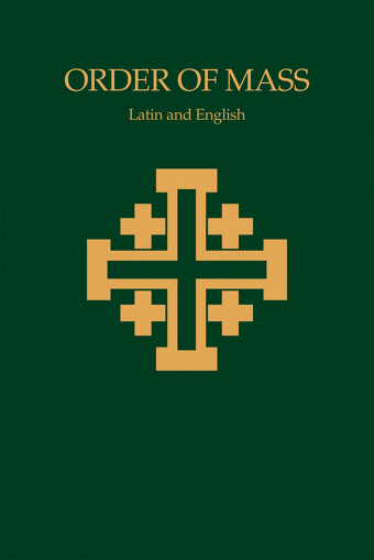 Order of Mass: Latin and English-Modern chant notation