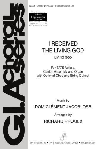 I Received the Living God - Full Score and Parts