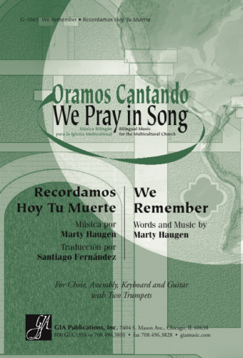 We Remember / Recordamos hoy tu muerte - Guitar edition