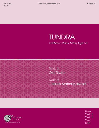 Tundra (Full Score and String Quartet Parts)