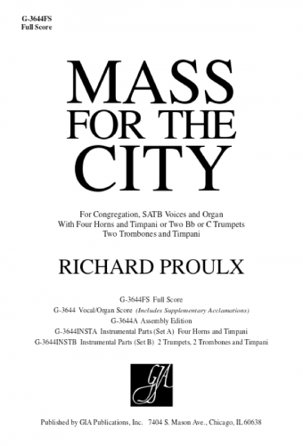 Mass for the City - Instrument Set B