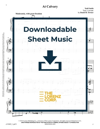 At Calvary - Piano Sheet Music (Digital download)