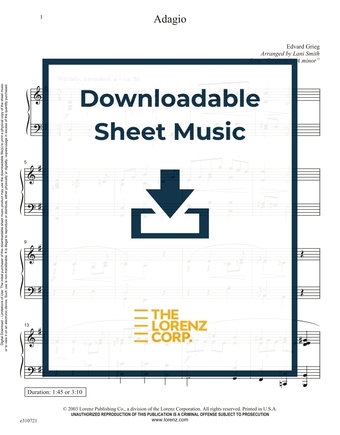 Adagio - Piano Sheet Music (Digital download)