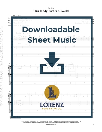 This Is My Father's World - Organ Sheet Music (Digital download)