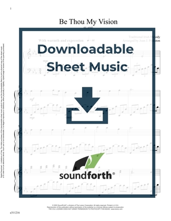 Be Thou My Vision - Piano Sheet Music (Digital download)