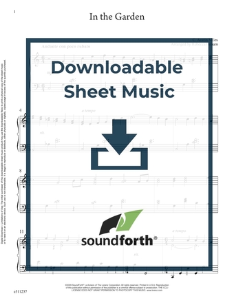 In the Garden - Piano Sheet Music (Digital download)