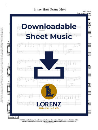 Praise Him! Praise Him! - Piano Sheet Music (Digital download)