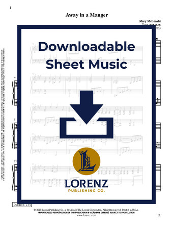 Away in a Manger - Piano Sheet Music (Digital download)