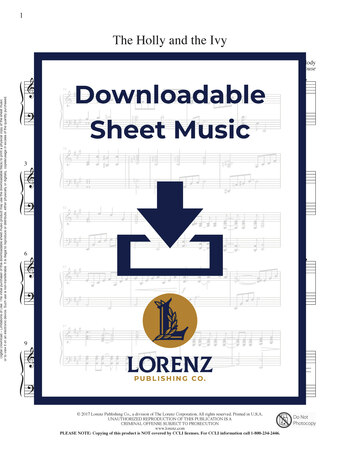 The Holly and the Ivy - Piano Sheet Music (Digital download)