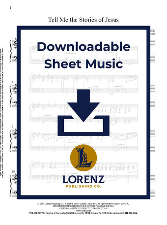 Tell Me the Stories of Jesus - Piano Sheet Music (Digital download)