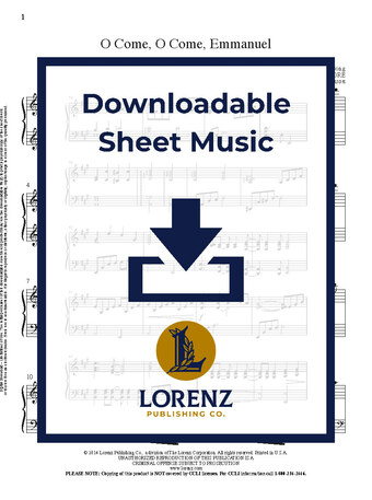 O Come, O Come, Emmanuel - Piano Sheet Music (Digital download)