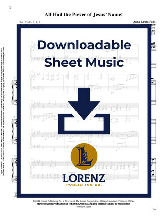 All Hail the Power of Jesus' Name! - Organ Sheet Music (Digital download)